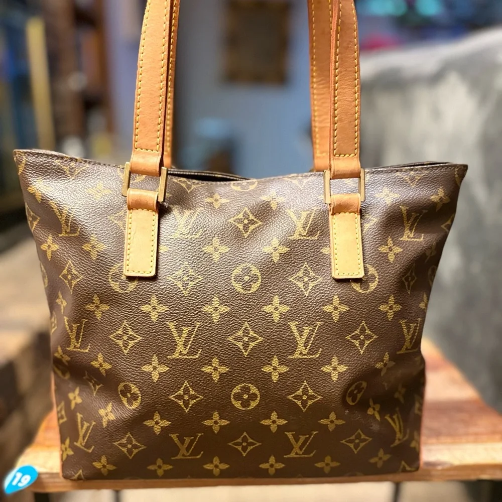Authentic Louis Vuitton Cabas Piano Shoulder Bag Monogram Canvas + COA Included - Picture 1 of 16